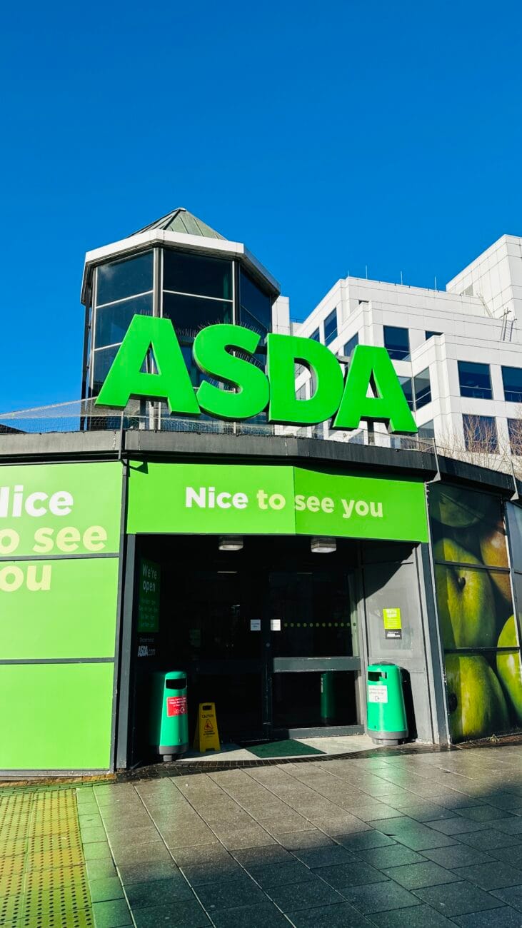 ASDA Southampton exterior signage