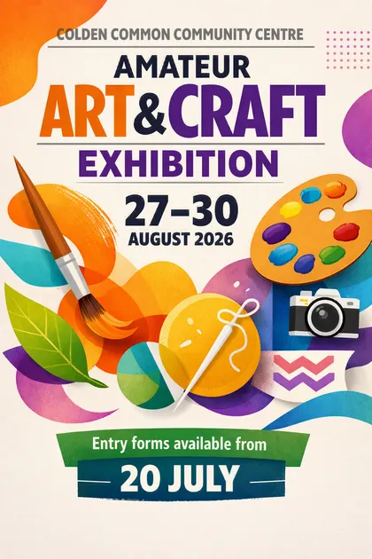 Amateur Art & Craft Exhibition at Colden Common Community Centre