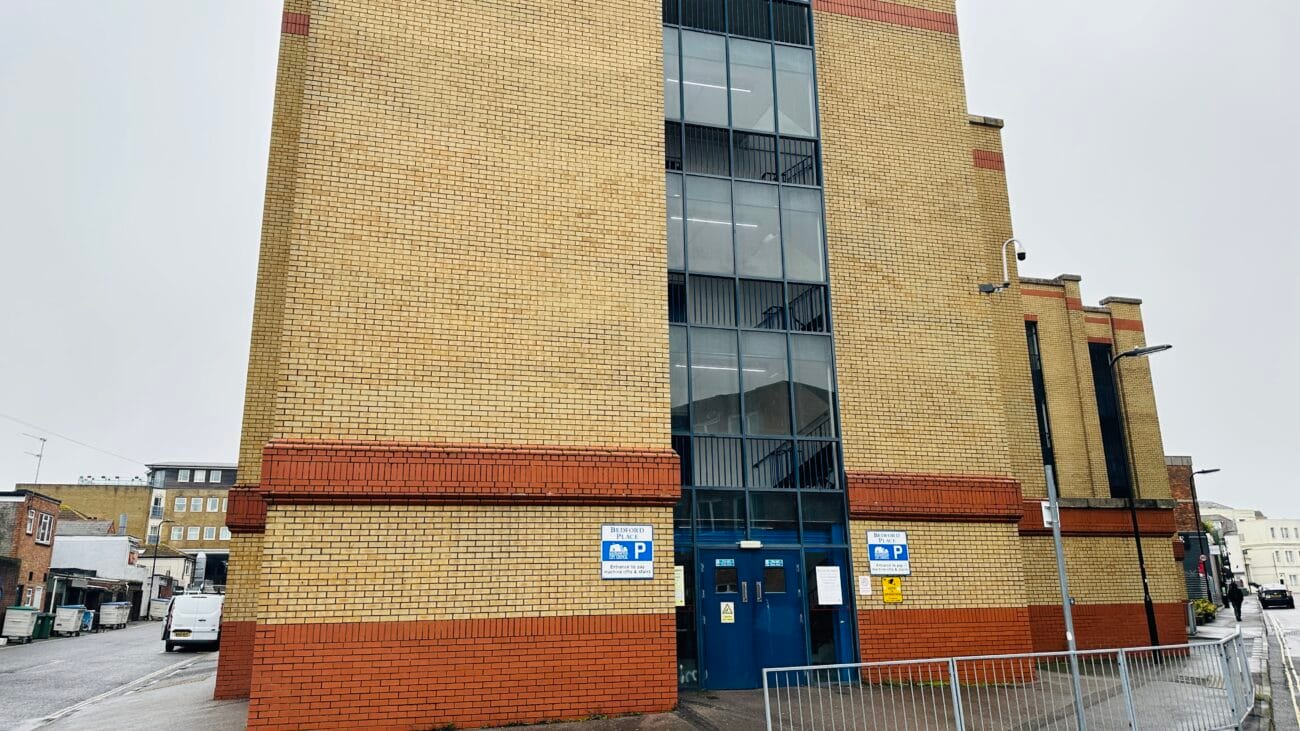 Bedford Place Multi-Storey Car Park Back