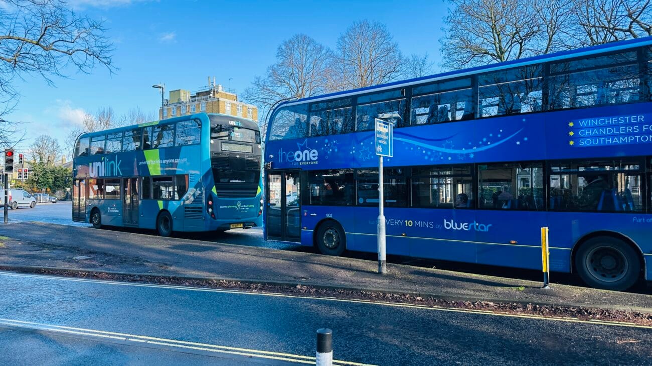 Blue Star Bus in Southampton