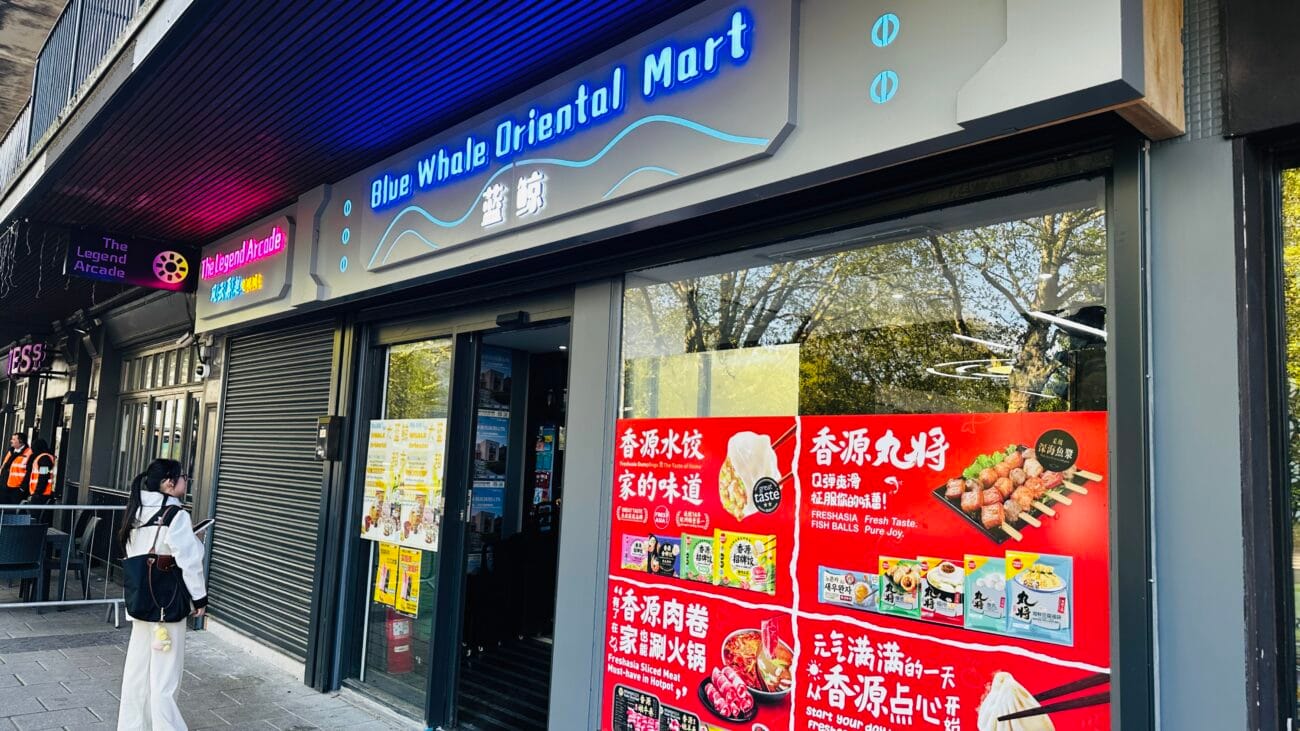 Blue Whale Oriental Mart, Above Bar
