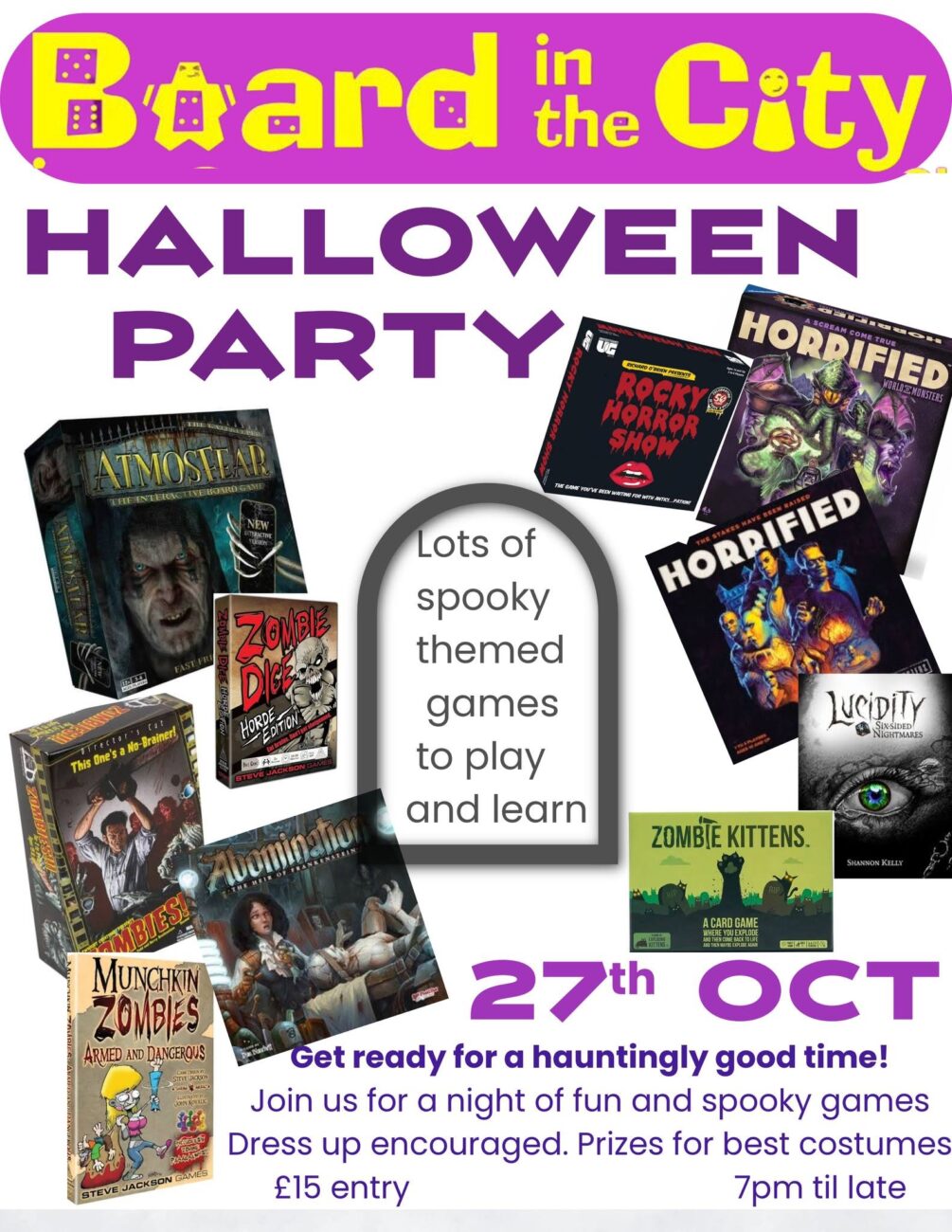 Board in the City Halloween Party