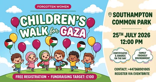 Children’s Walk for Gaza 2026