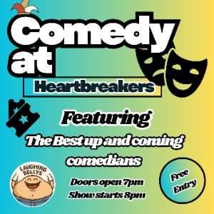 Comedy at Heartbreakers 2026