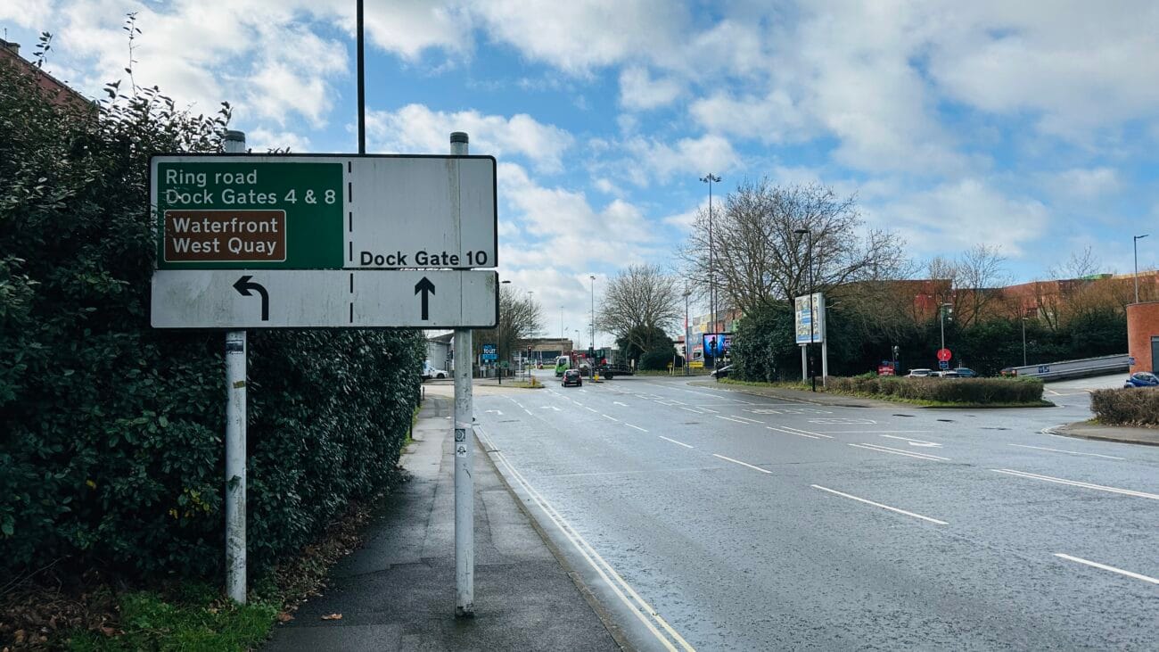 Dock Gates Direction in Southampton