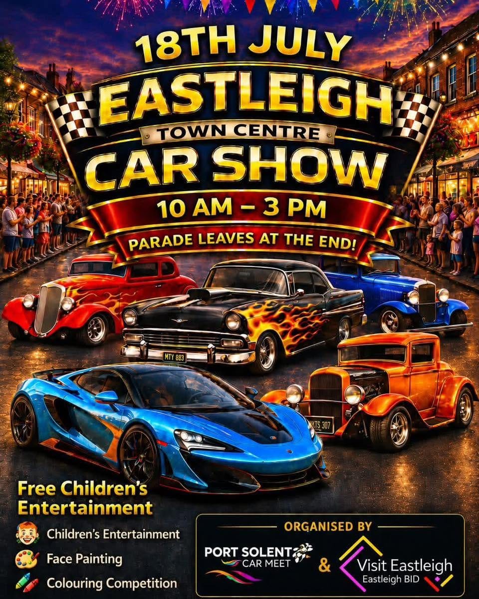 Eastleigh Town Centre Car Show 2026