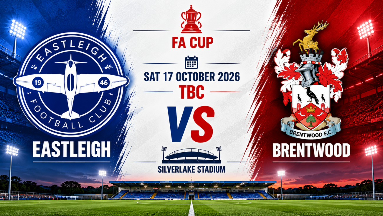 Eastleigh vs Brentwood Town – Emirates FA Cup