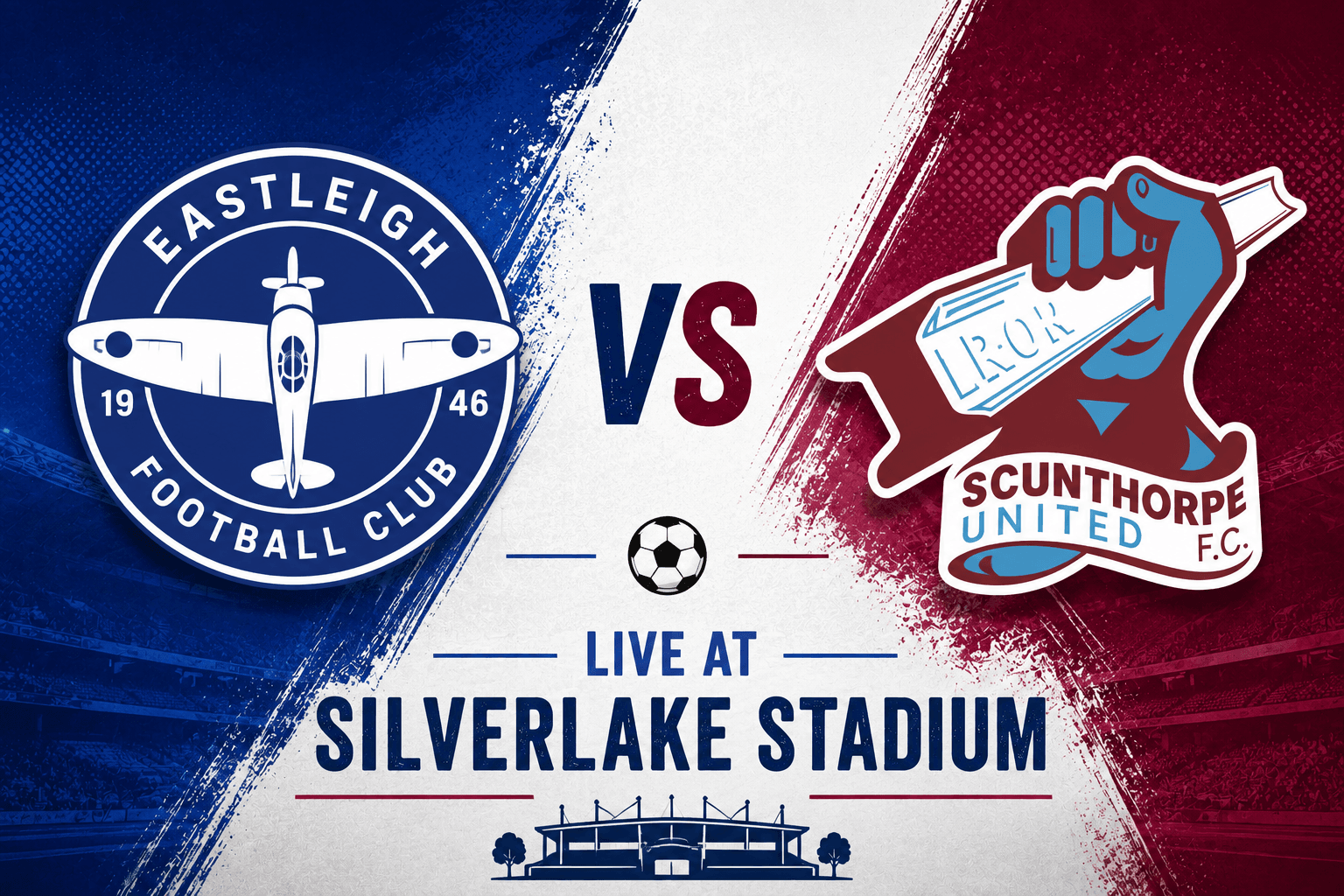 Eastleigh vs Scunthorpe United Live at Silverlake Stadium
