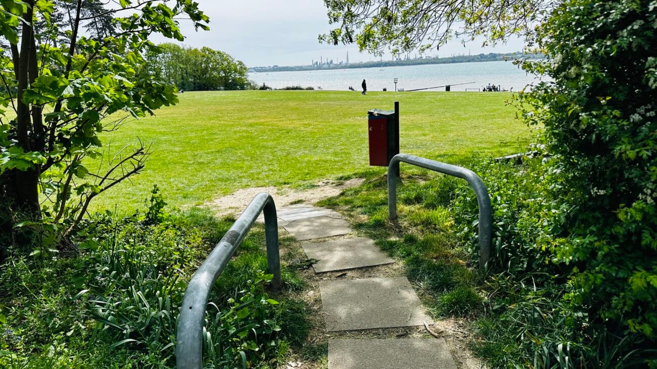 Entering Netley Playground