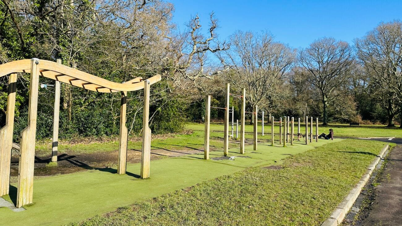 Exercise equipment in Southampton Common