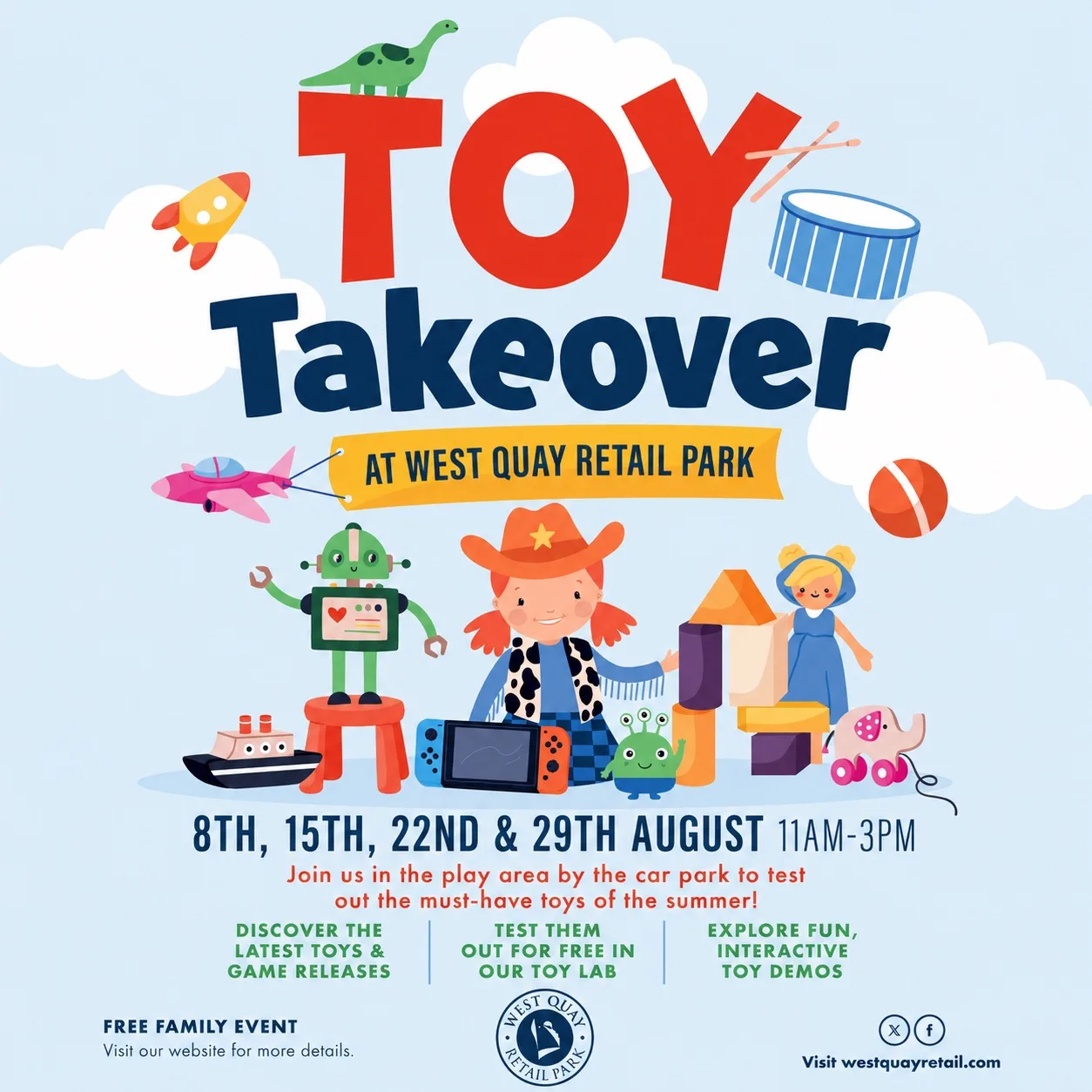 FREE Toy Takeover Event 2026