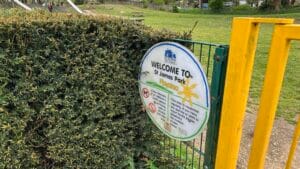 Friends of St. James' Park Entrance