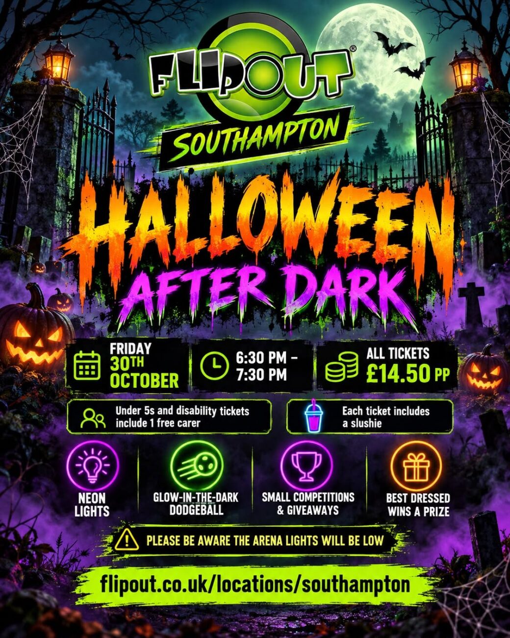 Halloween After Dark at Flip Out Southampton