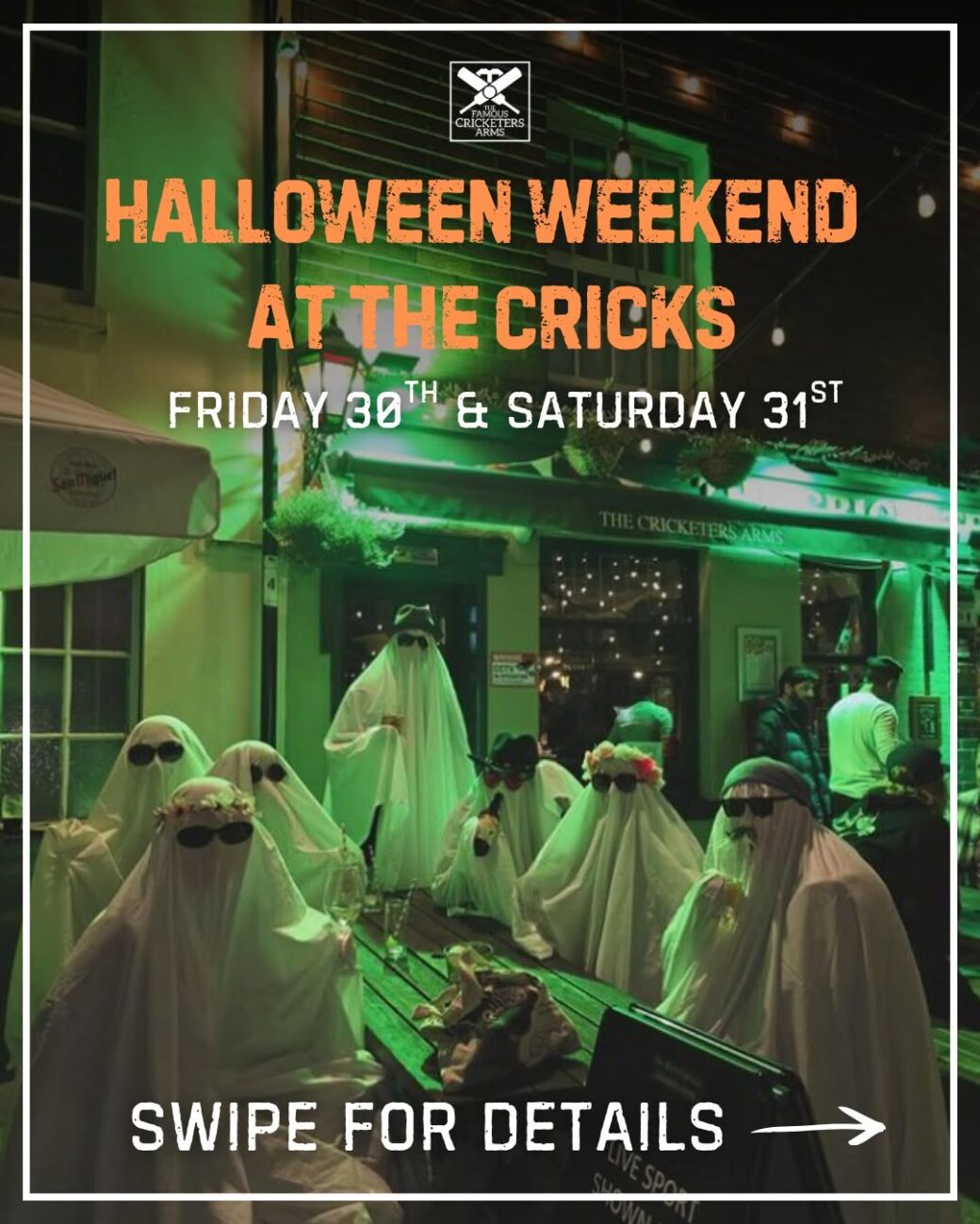 Halloween Weekend at The Cricks