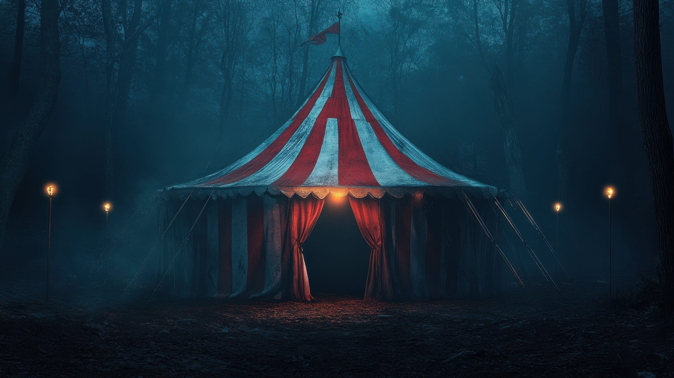 Haunted Circus Trail at Exbury Gardens