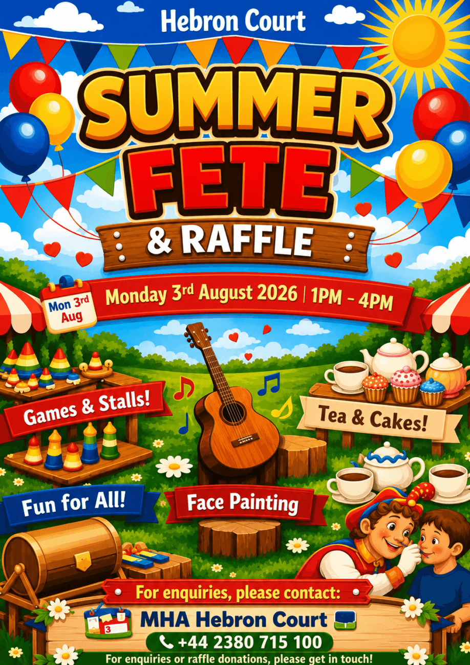 Hebron Court Summer Fete & Raffle 2026