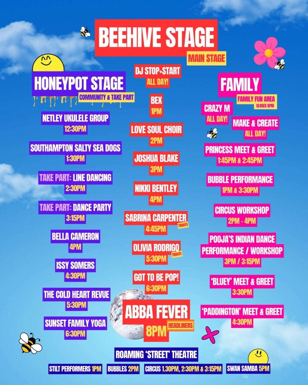 Hive Family Festival Line-up
