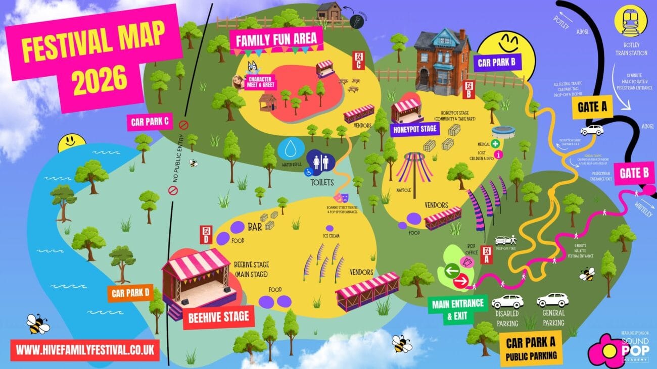 Hive Family Festival Map