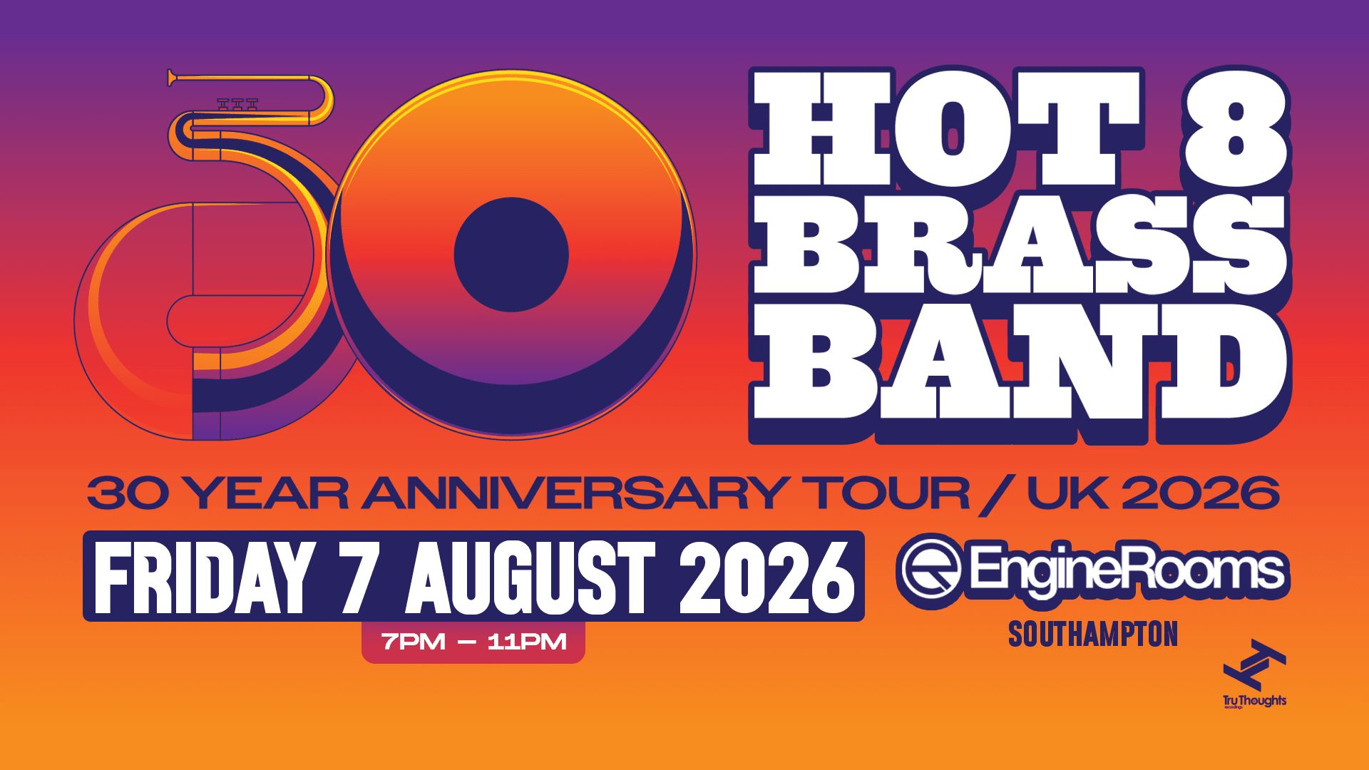 Hot 8 Brass Band 30 Year Anniversary Tour