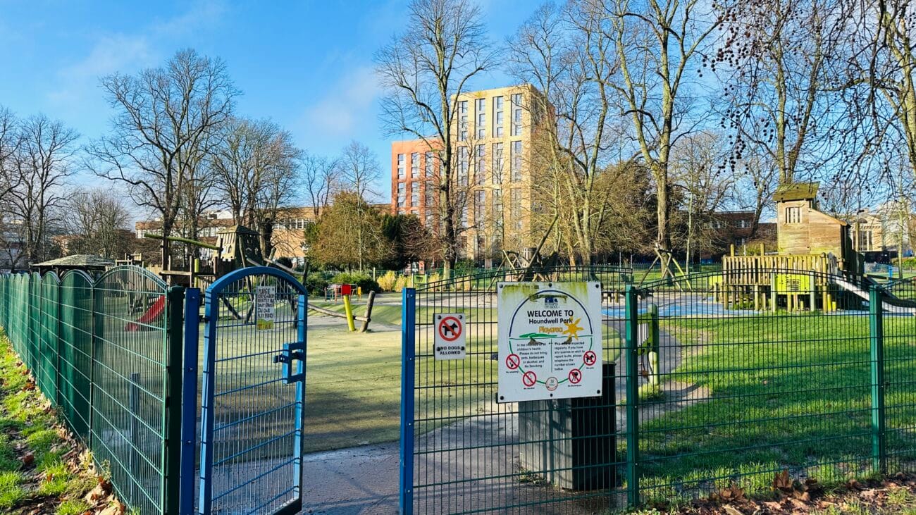 Houndwell Park playground in Southampton city centre