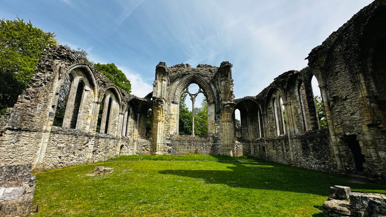 Inside Netley Abbey