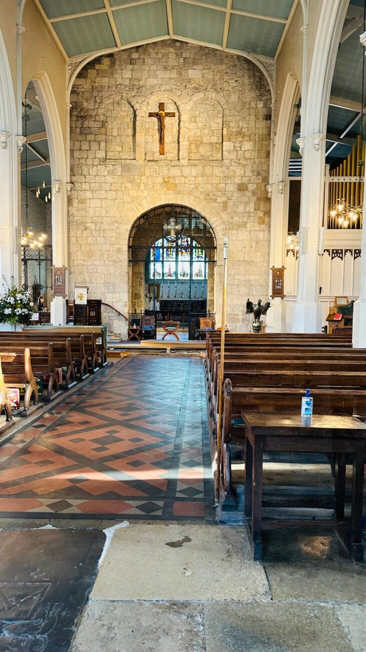 Interior of St Michael’s Church, Southampton