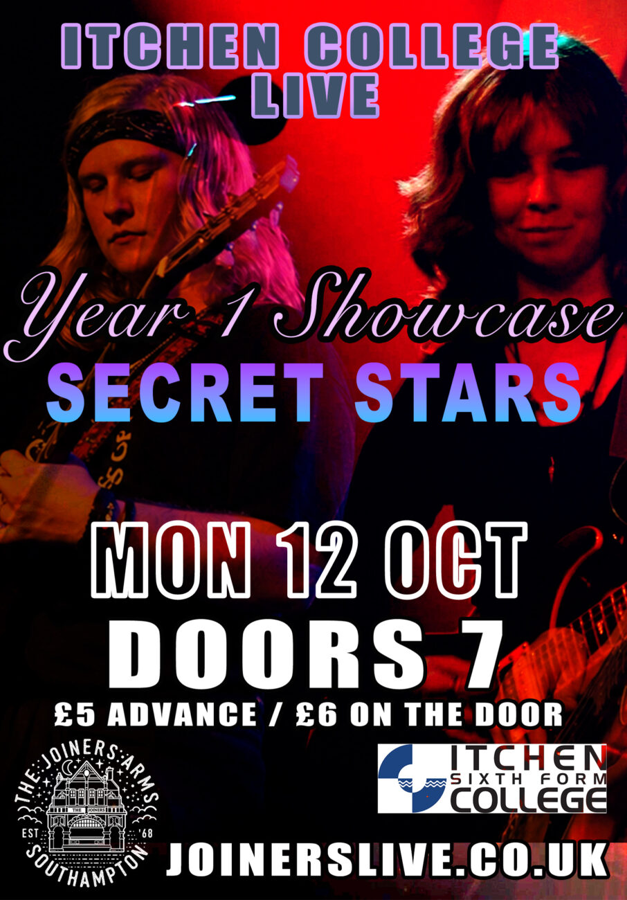Itchen College Showcase Live at The Joiners Southampton