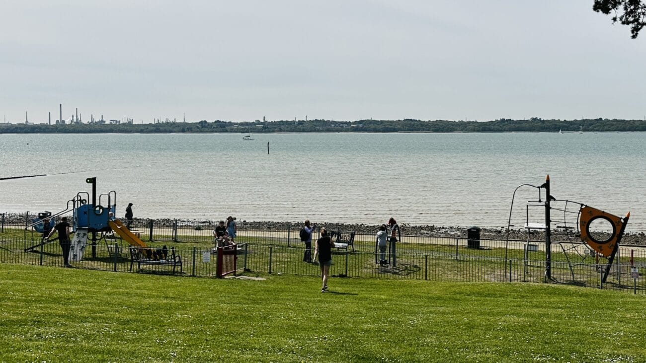 Kids playing at Netley Playground