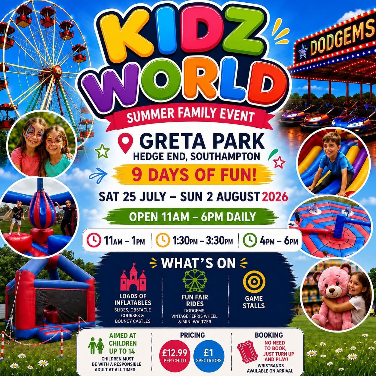 Kidz World Summer Family Event 2026