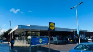 Lidl supermarket storefront in Southampton