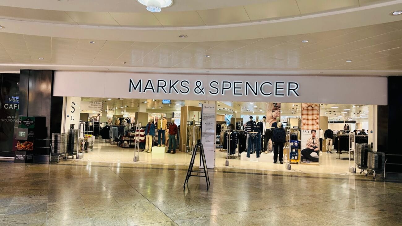 Marks & Spencer shopfront at Westquay, Southampton