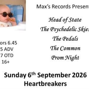 Maxs Records Presents Monkeygun, Ariel & More at Heartbreakers