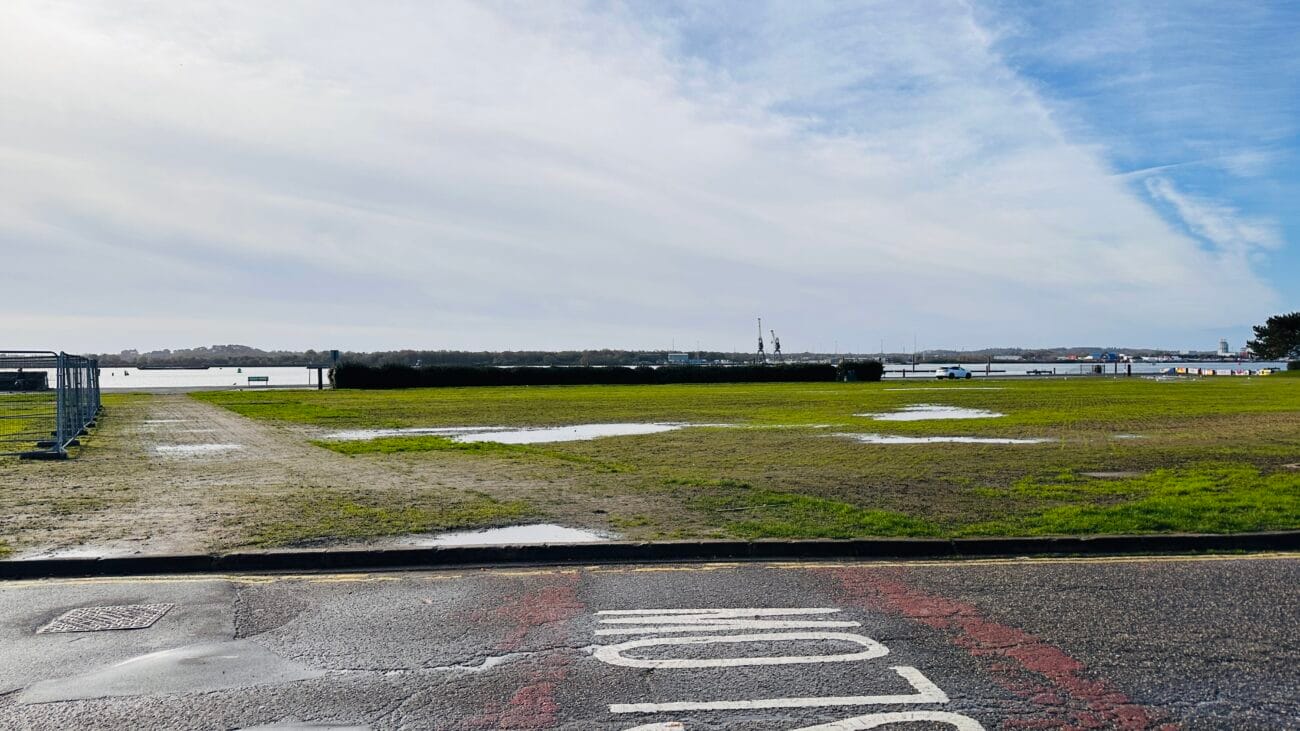 Mayflower Park waterfront view, Southampton