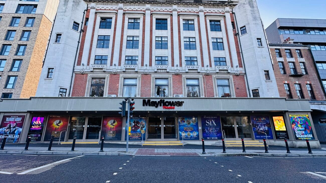 Mayflower Theatre building on Commercial Road