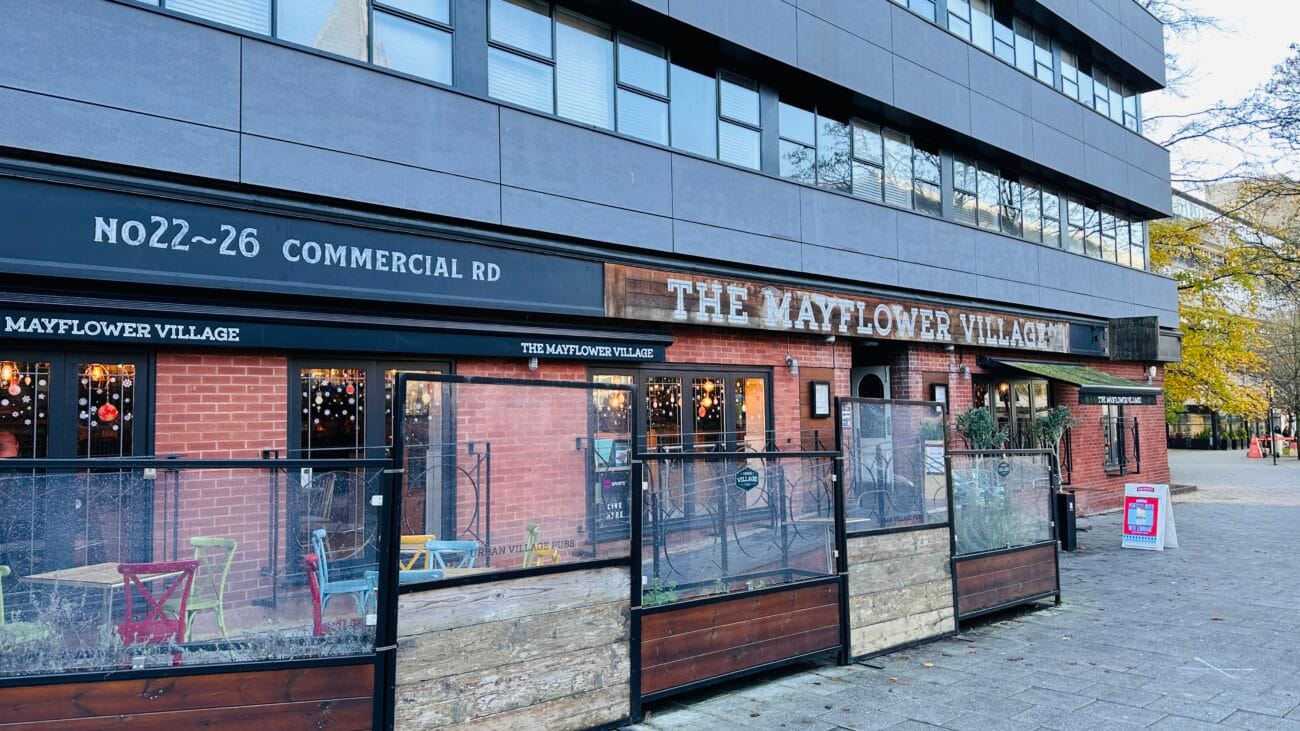 Mayflower Village pub beside Mayflower Theatre, Southampton