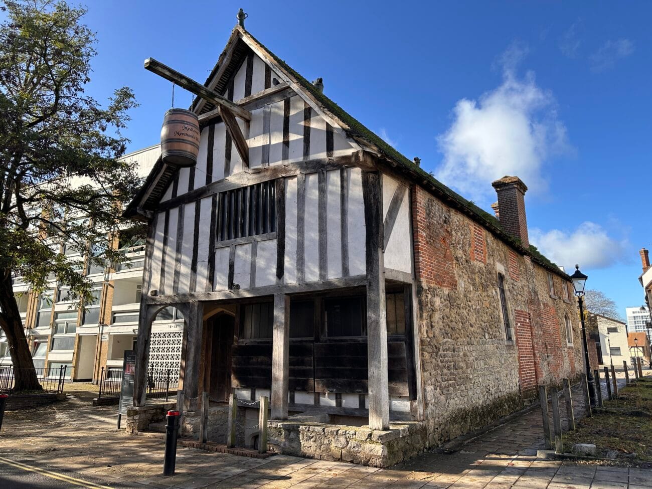Medieval Merchant’s House historic frontage, Southampton