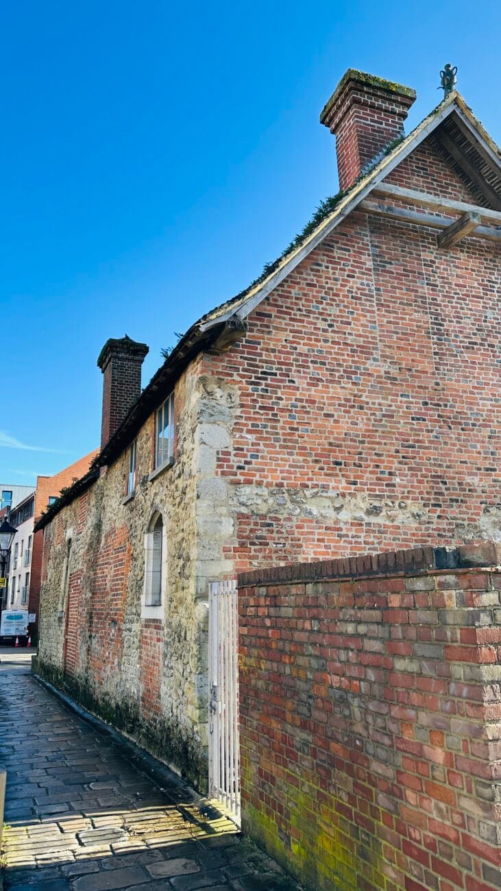 Medieval Merchant’s House narrow street setting