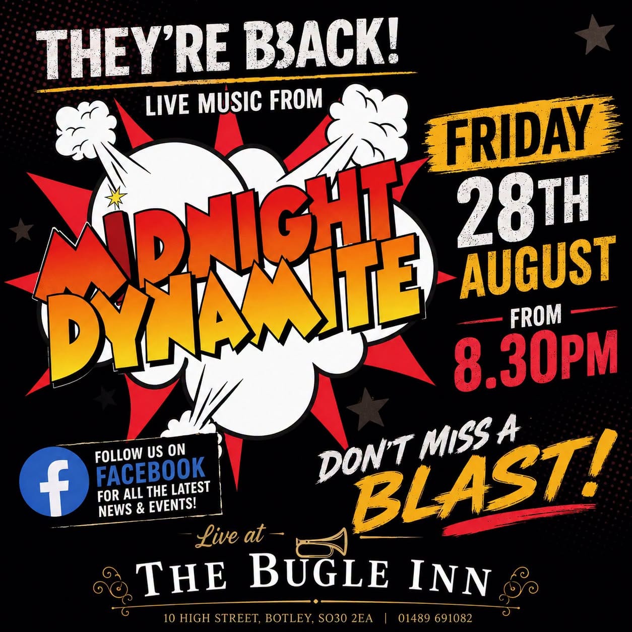 Midnight Dynamite Live at The Bugle Inn Botley