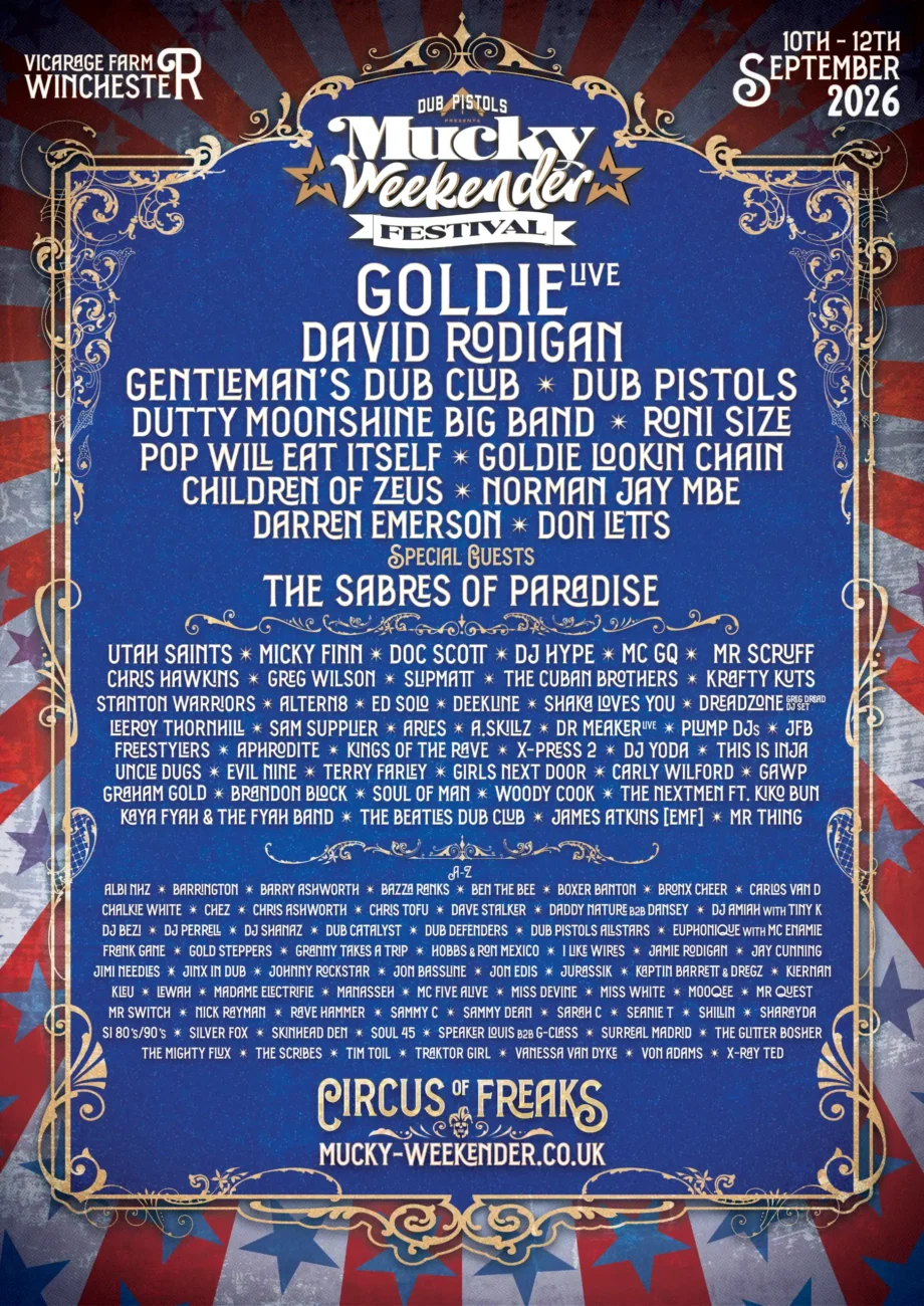 Mucky Weekender Festival 2026