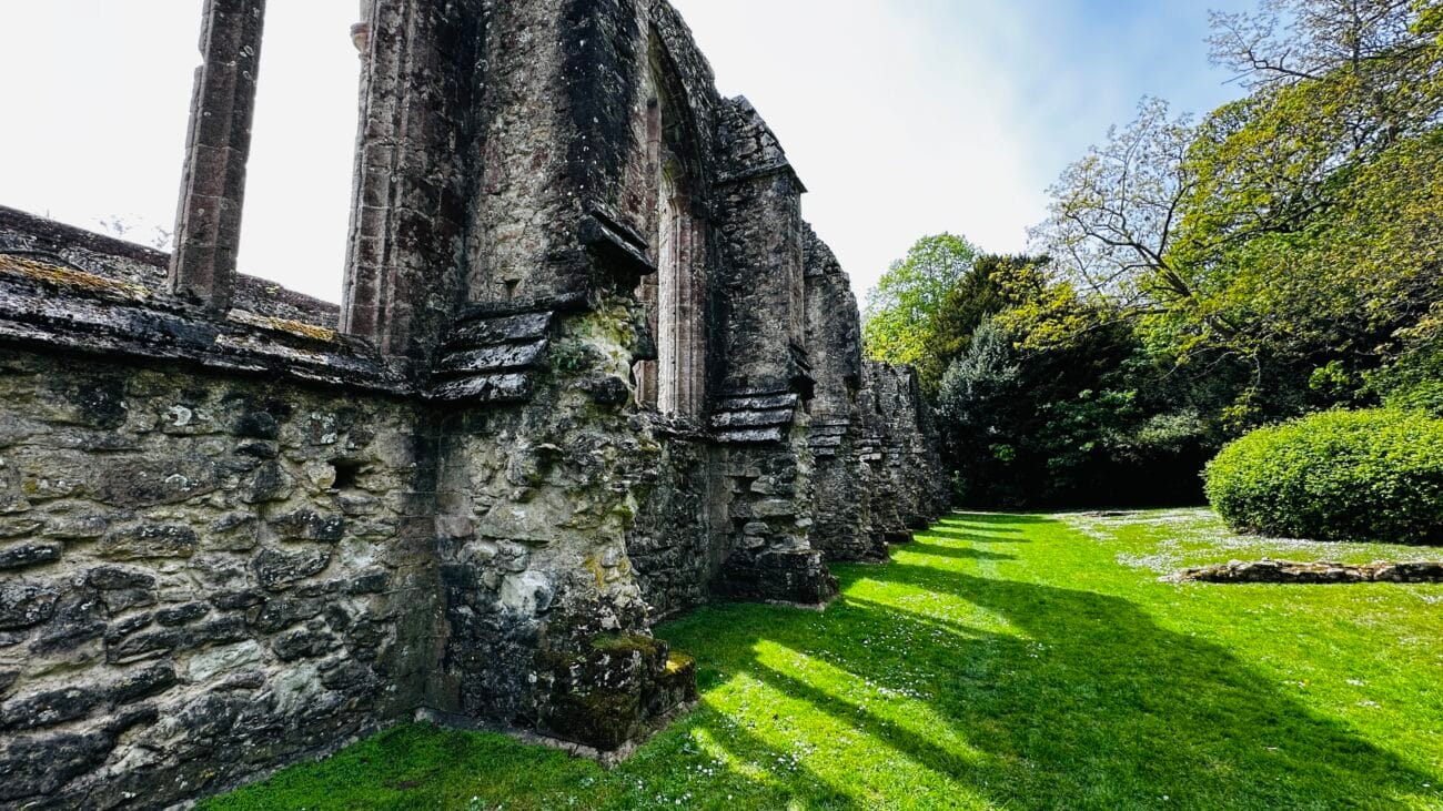 Netley Abbey Side Walls Outside