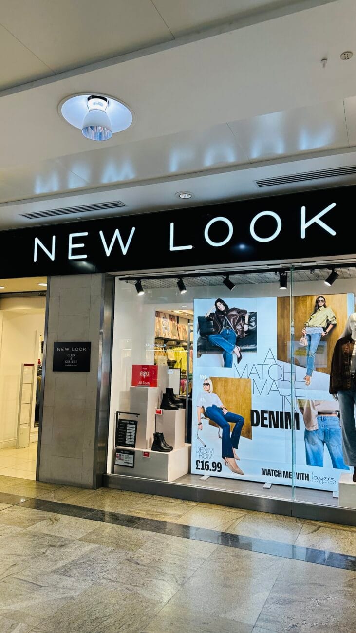 New Look shopfront at Westquay, Southampton