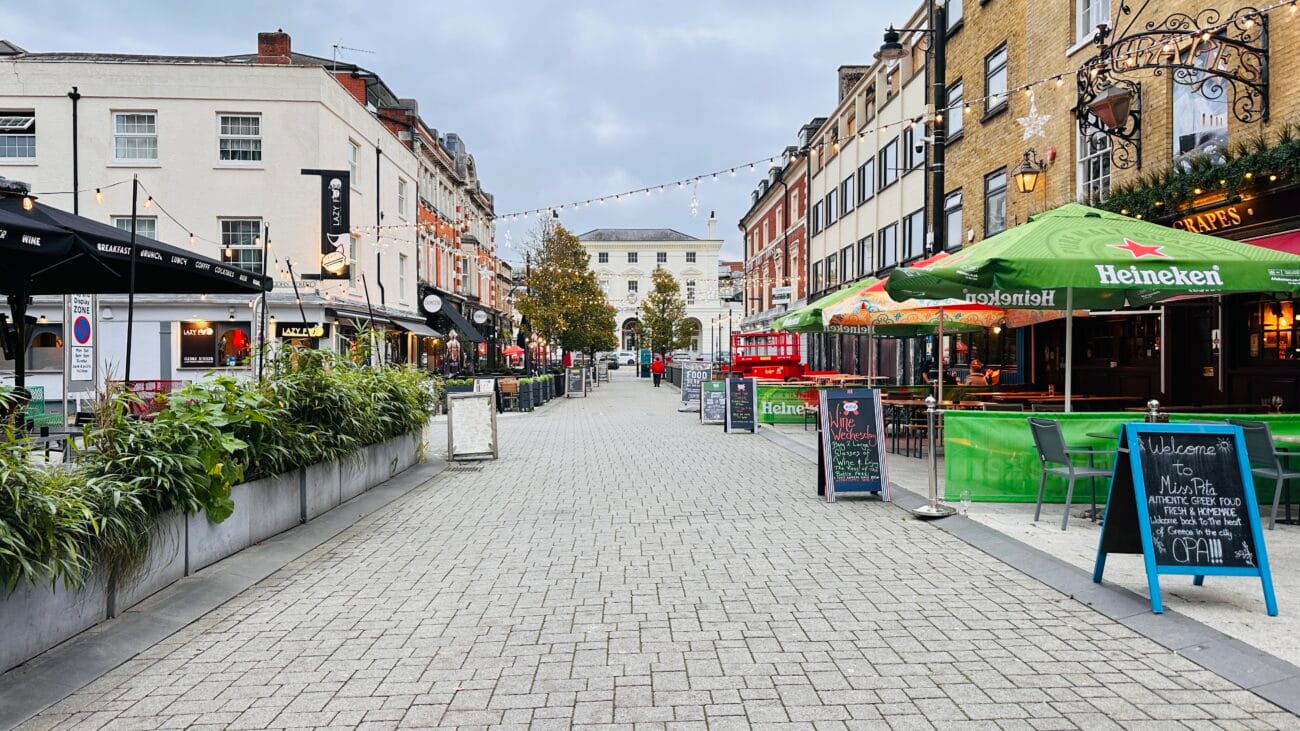 Oxford Street, Southampton restaurant and bar row