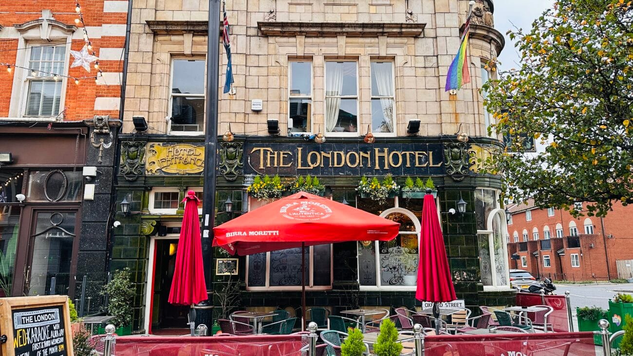Oxford Street shopfronts and cafes, Southampton