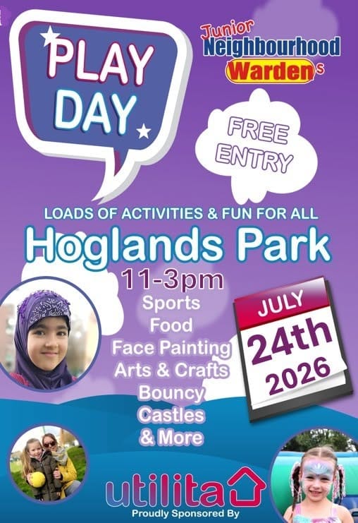 Play Day at Hoglands Park 2026
