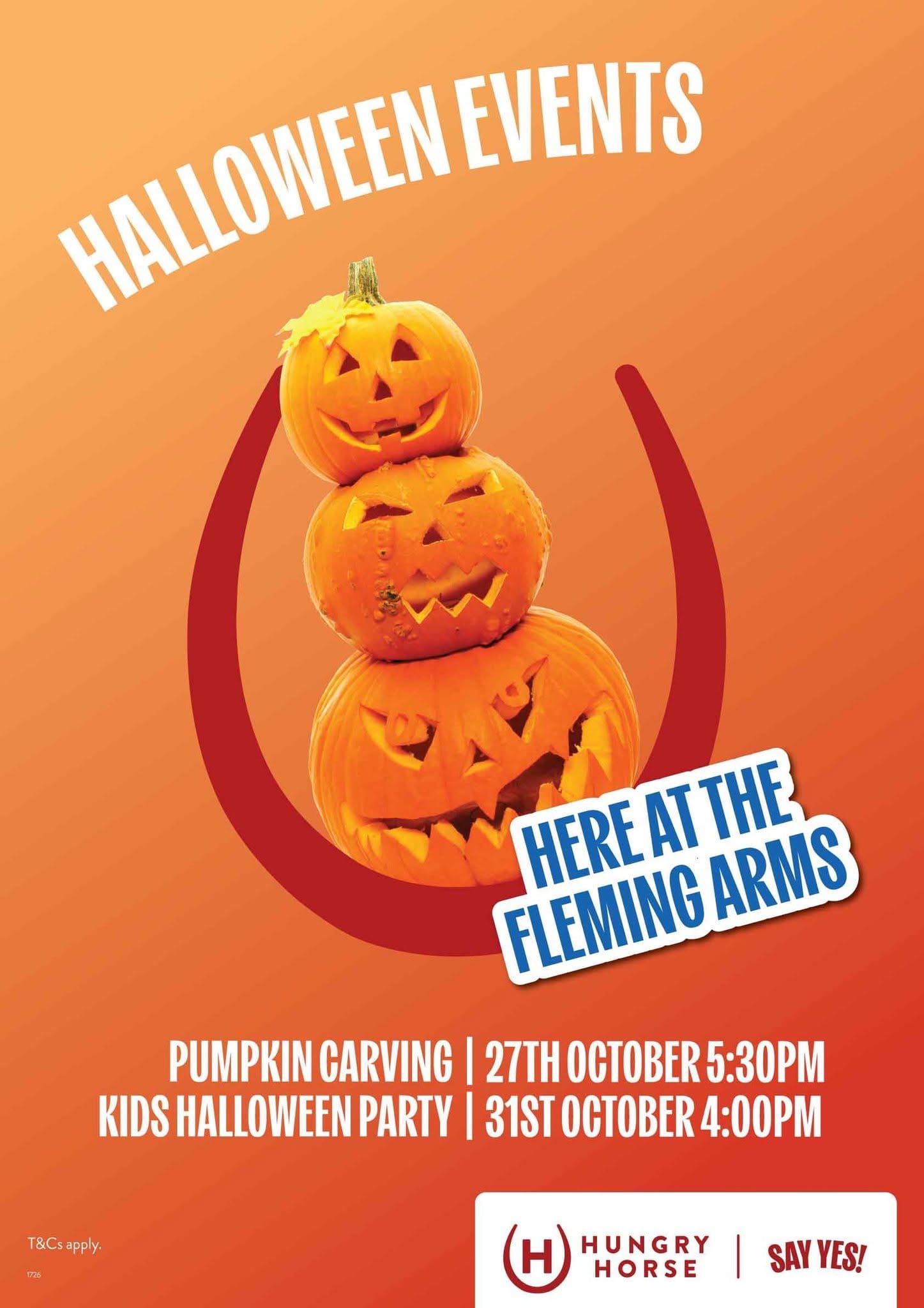Pumpkin Carving at The Fleming Arms