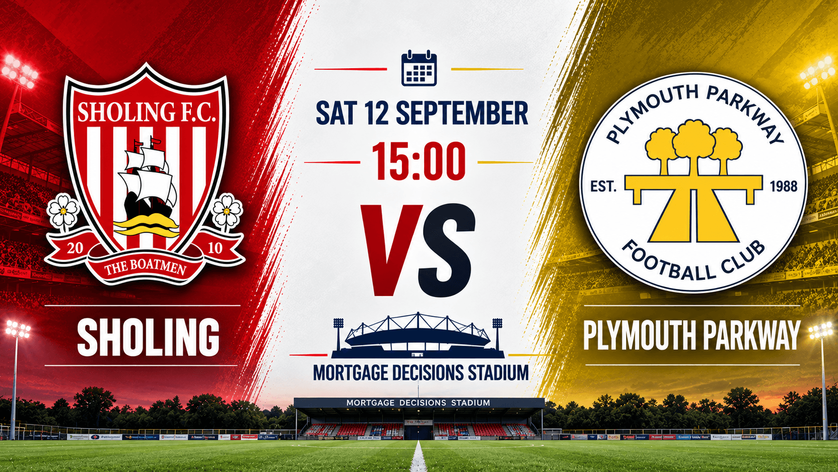 Sholing vs Plymouth Parkway 2026