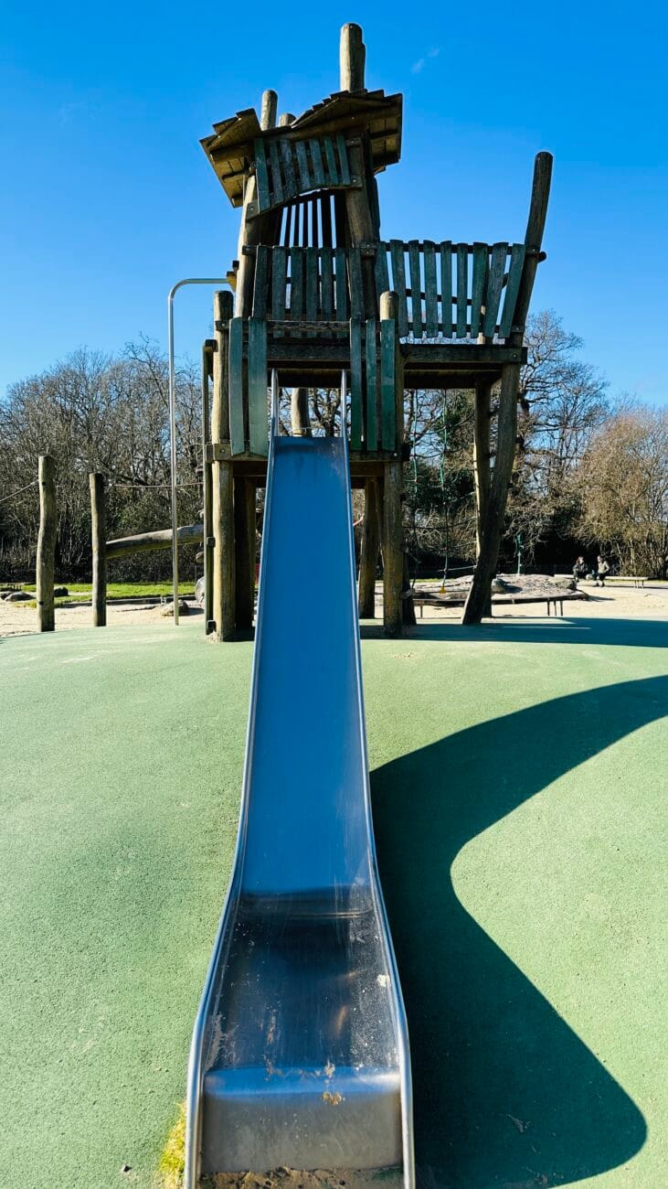 Slides at Southampton Common play area