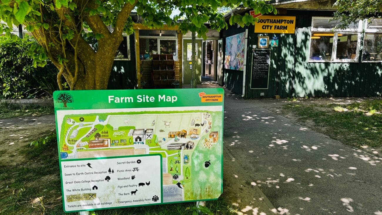 Southampton City Farm Site Map