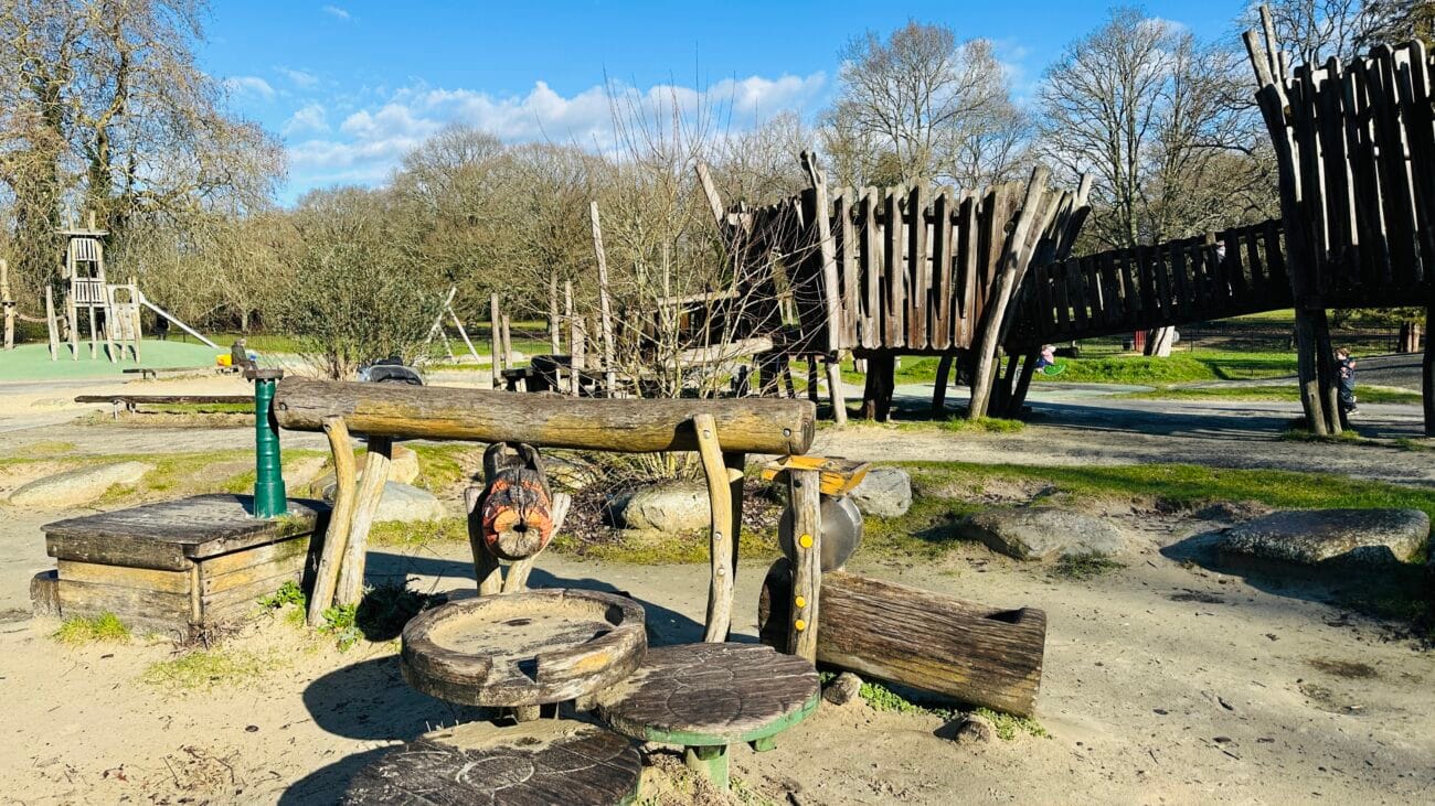 Southampton Common playground on a sunny day