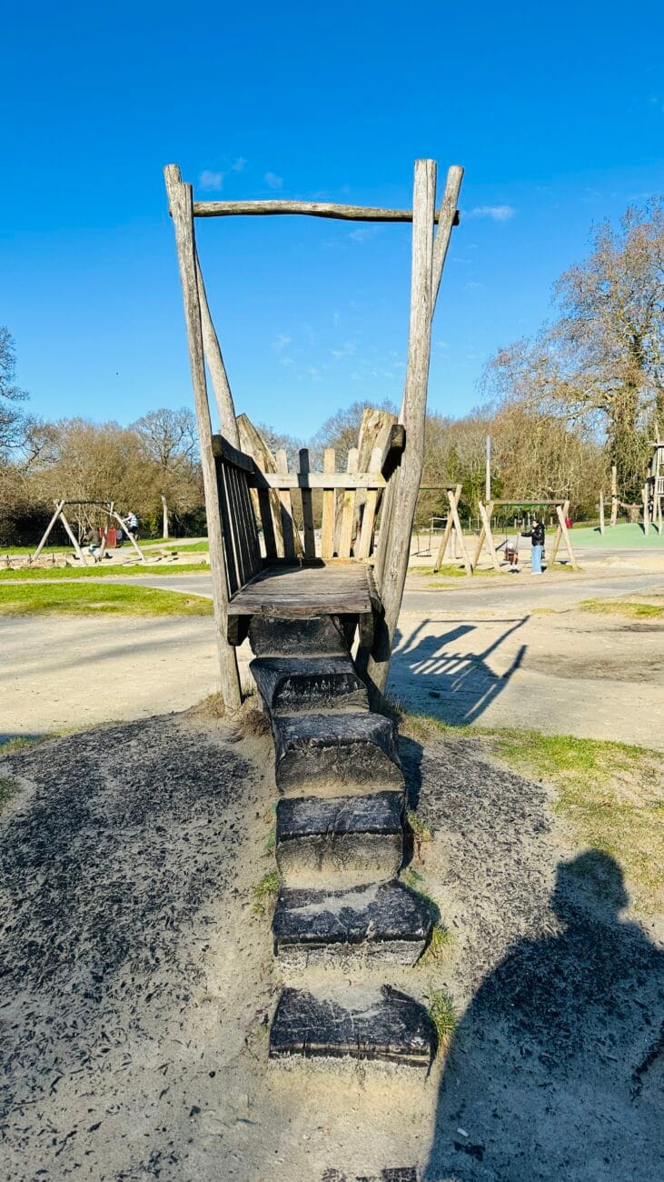 Southampton Common playground with climbing frames